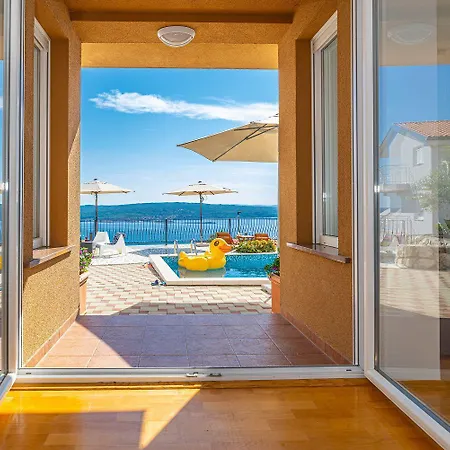 Mediterranes Mit Meerblick, Privatpool, Bbq, Garage, Waschmaschine Daire *