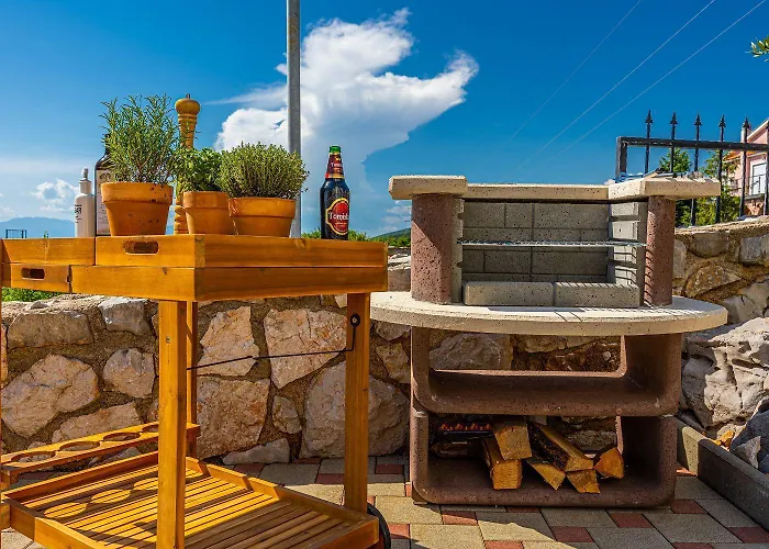 Mediterranes Mit Meerblick, Privatpool, Bbq, Garage, Waschmaschine Crikvenica