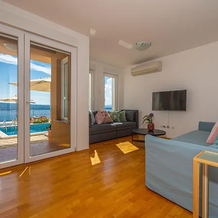 Mediterranes Mit Meerblick, Privatpool, Bbq, Garage, Waschmaschine Crikvenica