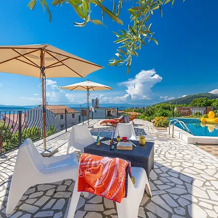 Mediterranes Mit Meerblick, Privatpool, Bbq, Garage, Waschmaschine Crikvenica