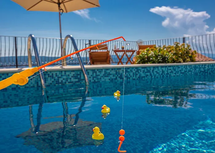 Mediterranes Mit Meerblick, Privatpool, Bbq, Garage, Waschmaschine * Crikvenica