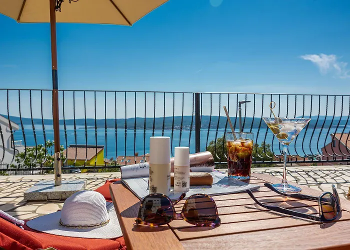 Mediterranes Mit Meerblick, Privatpool, Bbq, Garage, Waschmaschine * Crikvenica